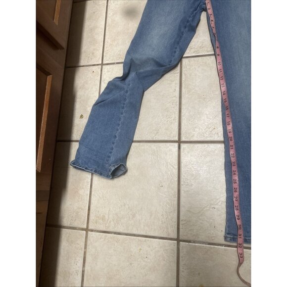 Kut From Kloth ANA HIGH RISE Fab AB Flare Jeans womens 6 GUC! 5 pocket 31L - Picture 9 of 10